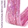 IDN BEAUTY Hair Tinsel Clip in, 6pcs Pink Sparkling Tinsel Hair Extensions 3s Wear and Go for Party Daily Travel Birthday, 24Inch Hair Accessories for Girls Women Kids