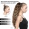 Ponytail Extension for Women, 26 inch Hair Extensions Ponytail, Long Drawstring Ponytail Extension, Soft Synthetic Pony Tails Hair Extensions (Color: Brown Mixed Honey Blonde)