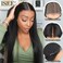 ISEE HAIR Straight Wear Go Glueless Wig Human Hair Pre Plucked Pre Cut 9x6 HD Lace Pre Bleached Tiny Knots Human Hair Wigs For Women 24 Inch