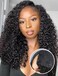 ISEE V Part Wig Human Hair Kinky Curly for Black Women Wigs Human Hair Glueless V Part Human Hair Glueless Wig With Elastic Drawstring Kinky Curly Human Hair Wig Beginner Friendly (20 inch)