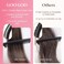 GOO GOO Micro Link Tip Hair Extensions Real Human Hair, 18inch 50g 50S, Cold Fusion Micro Link Tip Hair Extensions, Invisible Remy Hair Extensions, 1B Natural black