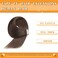Dark Brown Tape in Hair Extensions Human Hair, 22 Inch 20Pcs Tape in Hair Extensions Tape Ins for Women Straight Invisible Seamless Remy Tape in Hair Extensions Human Hair (2#,22 Inch)