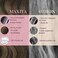 MAXITA Hair Extensions Clip in Human Hair, 5pcs 75g Balayage Dark Brown Mixed Chestnut Brown 16 Inch, Clip in Hair Extensions Real Human Hair Extensions Natural Straight Hair for Women