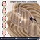 starluck Hair Toppers for Women Real Human Hair 14 inch No Bangs, 100% Remy Human Hair Toppers for Women with Thinning Hair,Cover Gray Hair Roots,Adds Hair Volume,Mixed Blonde And Brown