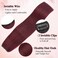 Invisible Wire Hair Extensions Real Human Hair Seamless Fish Line Hairpiece One Piece Fish Line Secret Hair Extensions With 2 Clips For Women 16 Inch 99J Burgundy Wine Red