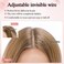 Invisible Wire Hair Extensions Real Human Hair Seamless Fish Line Hairpiece One Piece Fish Line Secret Hair Extensions With 2 Clips For Women 16 Inch 99J Burgundy Wine Red