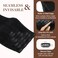 GOO GOO Clip in Hair Extensions Real Human Hair, Remy Human Hair Extensions Clip ins for Women, Natural Human Hair, 18inch 130g 7Pcs, 1 Jet black
