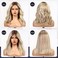 starluck Mixed Blonde Wigs Human Hair Lace Front Wigs Human Hair for White Women Pelucas De Mujer Pelo Humano 16 Inch Wavy Realistic and Natural Daily Wear