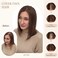 Hairro Hair Toppers For Women Real Human Hair Top Hair Pieces For Thinning Hair Short Topper Hairpiece Remy Toupee On Top Crown Topper Hair Extensions 10 Inches 36g #04 Medium Brown