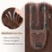 Hairro Hair Toppers For Women Real Human Hair Top Hair Pieces For Thinning Hair Short Topper Hairpiece Remy Toupee On Top Crown Topper Hair Extensions 10 Inches 36g #04 Medium Brown