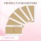 GOO GOO Hair Extension Tape Double Sided Adhesive Replacement Tape, Professional Strong Tapes for Tape in Hair Extensions 72pcs, 1.6 * 0.3inch per Piece