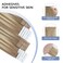 Invisi Edge Tape in Hair Extensions Human Hair, Ash Brown to Platinum Blonde 18Inch 20pcs 40g Straight Remy Seamless Injected Tape in extensions