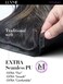 LUVME Straight Seamless 110g 7Pcs Clip in Hair Extensions Full Max with 16inch Remy Human Hair Extensions, Natural Black 100% Real Soft Human Hair Extensions