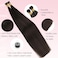 MAXITA I Tip Hair Extensions Human Hair,50g/50s Dark Brown 18 InchItip Human Hair Extensions Comfortable Wear, Invisible &amp; Natural Cold Fusion, 100% Remy Human Hair Itip Keratin Hair Extensions