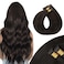 MAXITA I Tip Hair Extensions Human Hair,50g/50s Dark Brown 18 InchItip Human Hair Extensions Comfortable Wear, Invisible &amp; Natural Cold Fusion, 100% Remy Human Hair Itip Keratin Hair Extensions