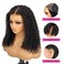 ISEE M-Cap Kinky Curly Wear Go Glueless Wigs Human Hair Pre Plucked Pre Cut Bleached Knots 9x6 HD Lace Glueless Human Hair Wigs For Women 20 Inch