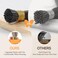 DOORES I Tip Hair Extensions Real Human Hair, Balayage Dark Brown to Chestnut Brown 18 Inch 50g/50s,I Tips Hair Extensions Human Hair Invisible I Tips Extensions Cold Fusion Hair Extensions Straight