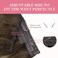 GOO GOO Wire Hair Extensions Human Hair, 3/8/613 Walnut Brown with Ash Brown and Bleach Blonde Balayage 16inch 95g, Invisible Wire Hair Extensions with Transparent, Seamless Fish Line Hairpiece