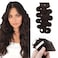 Benehair Remy Tape in Hair Extensions Human Hair Dark Brown Seamless Skin Weft Tape in Real Human Hair Extensions Wavy Hair 18 Inch 50g #2 20 pcs