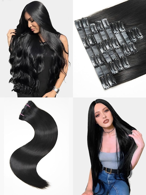 Buy Clip in Hair Extensions Real Human Hair 9Pcs Remy Human Hair