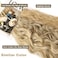 WECAN Blonde Clip In Hair Extensions 20 Inch 6 Pcs Long Wavy Curly Strawberry Blonde Highlight Bleach Blonde Hair Extensions Synthetic Fiber Double Weft Soft Hairpieces For Women