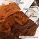 WECAN Clip in Hair Extension 20 Inch Copper Red 6PCS Natural Long Wavy Curly Hairpieces for Women Thick Synthetic Fiber Double Weft Hair Full Head