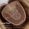 EMMOR Human Hair Toppers for Women with Thinning Hair Real Hair Toppers for Women with Bangs 12inch Skin Scalp 5"&times;6" Big Base Cover Hair Loss Top Hair Pieces Wiglets Remy Hair Topper