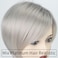 RENERSHOW Blonde Short Hair Wigs for White Women Layered Ombre Platinum Pixie Bob Wig with Bangs Straight Realistic Synthetic Natural Daily Party Hair Replacement Wig