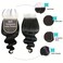 5x5 Transparent HD Lace Closure Body Wave human hair closure 12A Brazilian Virgin Human Hair Closure Free Part 100% Human Hair Extensions Pre Plucked Natural Black (14 Inch)