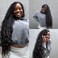 Pre-looped Crochet Boho Faux Locs with Human Hair body wave Ends Boho Hair Braids Goddess Dreadlocks Hair for Black Women Natural Color 18 Inch (Pack of 1)