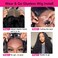 Deep Wave Lace Front Wig Human Hair Hd Transparent Lace Front Wigs for Black Women Wet and Wavy Glueless Wigs Curly Human Hair Pre Plucked Bleach Knots Natural Color 22 Inch
