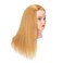 20-22'' Mannequin Head With Human Hair Styling Training Head Dolls for Cosmetology Manikin Maniquins Practice Head with Stand (6611W2714H)