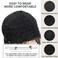 TISHINING Black Short Curly Wigs for Women Short Black Pixie Cut Wigs for White Women Shaggy Layered Synthetic Short Hair Wigs with Bangs Natural Wavy Hair Replacement Wigs for Daily Life