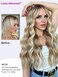 LADY MIRANDA Double Weft Invisible PU Hair Extensions Real Human Hair 18 Inch 100G 8PCS Micro Ring PU Hair Extensions Twin Tabs Invisible Weft Genius Seamless Handmade PU Flat Weft (9A/60, 18 Inch)