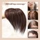 starluck Hair Toppers for Women, Real Human Hair 150% Density 8inch