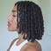 Short Passion Twist Hair 8 Inch, 8 Packs Pre-twisted Passion Twists Crochet Hair for Black Women Pre-looped Synthetic Crochet Braids(8 Packs,1B#)