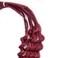 Curly Dreads with Box Braid Boho Style Dreads Synthetic Double Ended Dreadlock Extensions 26inches 10 Strands Thin Soft DE Dreadlock Extensions (Burgundy Red)