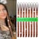 Hair Tinsel Brown 50inch 8packs 1600 Strands Glitter Tinsel Hair Extensions Heat Resistant Highlights Sparkling Fairy Hair for Kids Women Girls(50 Inch, Brown)