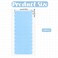 120pcs Adhesive Replacement Tape for Hair,Hair Extension Tape,Extensions Invisible Waterproof Double Sided Hair Tape,Tape in Human Hair Extensions Wig Tape Beauty Tools(Blue)