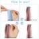 120pcs Adhesive Replacement Tape for Hair,Hair Extension Tape,Extensions Invisible Waterproof Double Sided Hair Tape,Tape in Human Hair Extensions Wig Tape Beauty Tools(Blue)