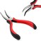 Multi Functional Hair Extensions Pliers Tool Hair Extension Pliers for Beads with 3 Holes Hair Extensions Opener and Removal for Feather Extension Closer Tool Kit