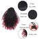 Afro Kinky Curly Drawstring Ponytail Synthetic Fake Ponytail Scrunchie Hair Bun Clip In Hairpiece Extensions Multi Layered Hair Fluffy Thick Curly Pony tail (#Tburg)
