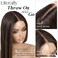 Brown and Blonde Highlight Synthetic Lace Front Wigs for Women Long Straight Wear and Go Glueless Wig Pre Plucked 13x5x1 HD Lace Middle Part 26 Inch