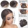 Brown and Blonde Highlight Synthetic Lace Front Wigs for Women Long Straight Wear and Go Glueless Wig Pre Plucked 13x5x1 HD Lace Middle Part 26 Inch