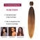 Pre Stretched Braiding Hair 26 Inch 8 Packs Professional Soft Yaki braiding Hair For Braids Hot Water Setting Synthetic Crochet Hair Extensions (26 Inch (Pack of 8), #1B30/27)