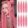 Pre Stretched Braiding Hair 30 Inch 8 Packs Professional Soft Yaki braiding Hair For Braids Hot Water Setting Synthetic Crochet Hair Extensions (30 Inch (Pack of 8), Pink)