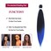 Pre Stretched Braiding Hair 26 Inch 8 Packs Professional Soft Yaki braiding Hair For Braids Hot Water Setting Synthetic Crochet Hair Extensions (26 Inch (Pack of 8), 1B/Blue)