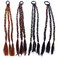 Vctitil 4PCS Wig Twist Woven Wig Rope Hair Extension Color Rope Fake Ponytail High-Temperature Fiber Hair Extension Design Accessories Boxing Braid