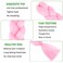 Jumbo Braiding Hair For Women and Girls 24 Inch Soft Braid Hair Extensions 3Packs Braiding Hair High Temperature Synthetic Fiber (pink)
