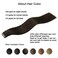 Dark Brown Tape in Hair Extensions Human Hair 100% Remy Human Hair Extensions Silky Straight for Fashion Women 20 Pcs/Package(14Inch #2 30g)